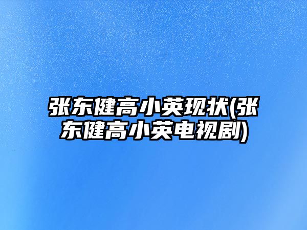 張東健高小英現狀(張東健高小英電視劇)