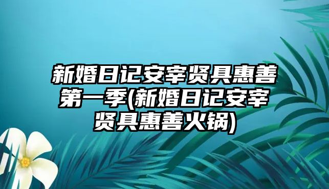 新婚日記安宰賢具惠善第一季(新婚日記安宰賢具惠善火鍋)