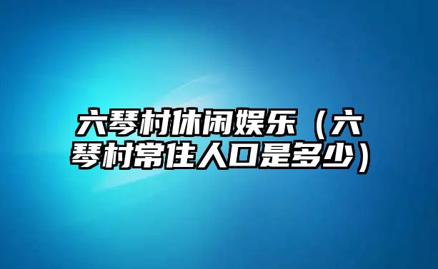 六琴村休閑娛樂(lè )（六琴村常住人口是多少）