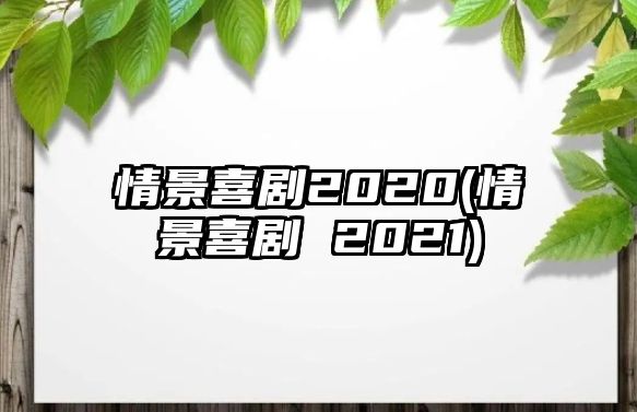 情景喜劇2020(情景喜劇 2021)