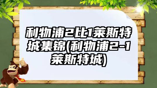 利物浦2比1萊斯特城集錦(利物浦2-1萊斯特城)