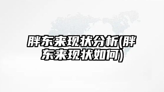 胖東來(lái)現狀分析(胖東來(lái)現狀如何)