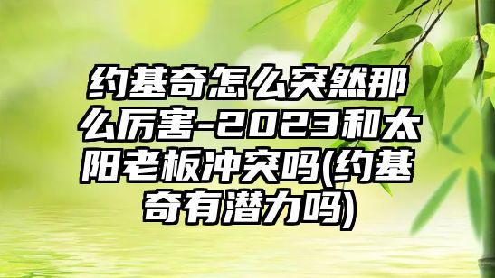 約基奇怎么突然那么厲害-2023和太陽(yáng)老板沖突嗎(約基奇有潛力嗎)