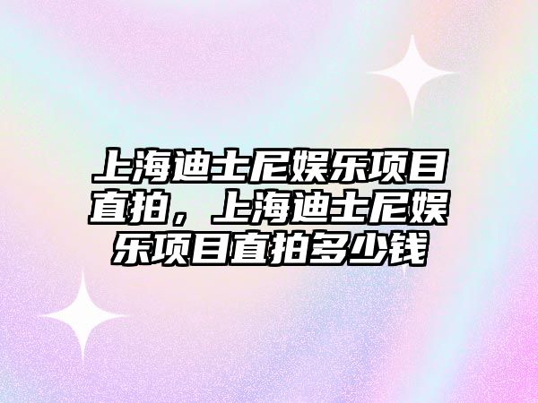 上海迪士尼娛樂(lè )項目直拍，上海迪士尼娛樂(lè )項目直拍多少錢(qián)