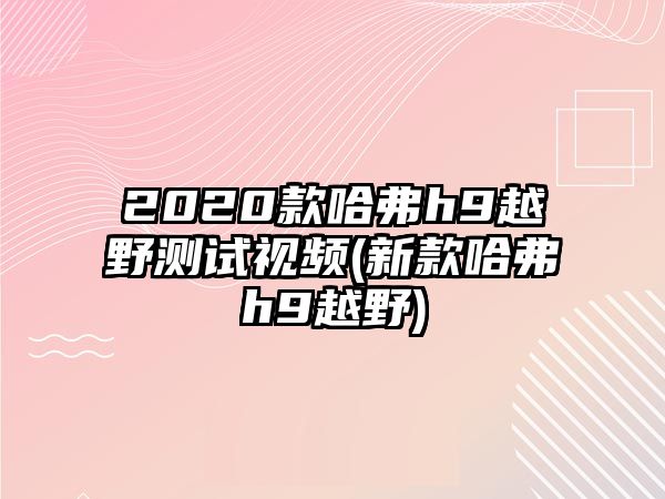 2020款哈弗h9越野測試視頻(新款哈弗h9越野)