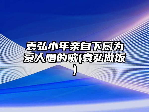 袁弘小年親自下廚為愛(ài)人唱的歌(袁弘做飯)