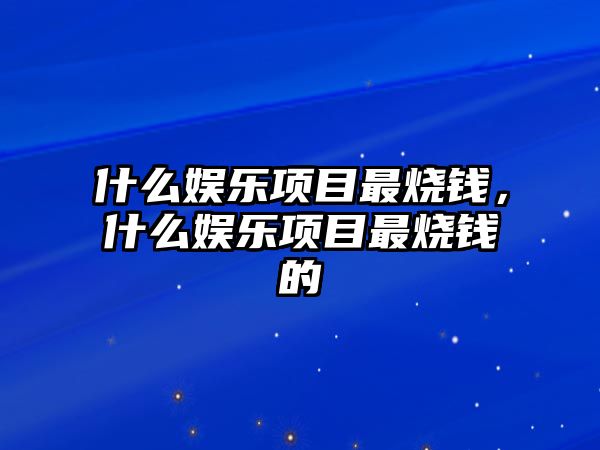 什么娛樂(lè )項目最燒錢(qián)，什么娛樂(lè )項目最燒錢(qián)的