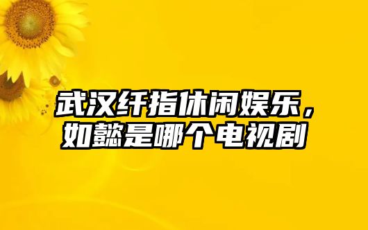 武漢纖指休閑娛樂(lè )，如懿是哪個(gè)電視劇