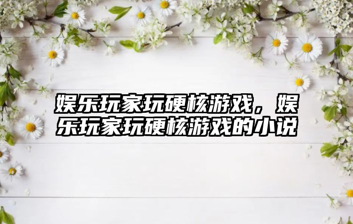 娛樂(lè )玩家玩硬核游戲，娛樂(lè )玩家玩硬核游戲的小說(shuō)